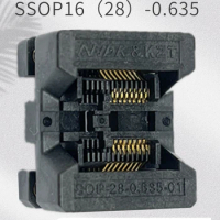 SSOP16（28）-0.635 IC Sockets 0.635mm IC PIN PITCH Prise Size 3.9mm Programmer Adapter Socket
