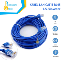 Kabel LAN 1.5m 3m 5m 10m 15m 20m 25m 30m 40m 50m RJ45 Ethernet Network Cable CAT5 CAT5E UTP Plug & P