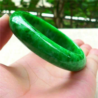 Natural Myanmar emerald green jade bangles jadeite bracelets jade bangles jade jewelry bracelet bracelets for women