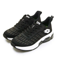 【男】LOTTO  專業避震氣墊慢跑鞋 AERO+系列 黑灰白 6561