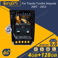 For Toyota Tundra Sequoia 2007 - 2013 Android Car Radio Screen 2din Stereo Receiver Autoradio Multimedia Dvd Player Gps