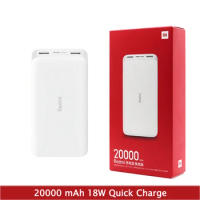 Newest Xiaomi Redmi Original Power Bank 20000mAh 18W Quick Charge Powerbank Fast Charging Portable Charger