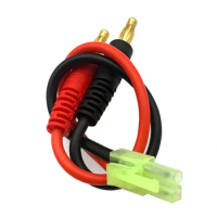 1pcs 20cm EL-2Y/T Plug 14AWG Battery Charge To 4mm Banana Connector For Model Flight Control Battery Balance Charging Cable