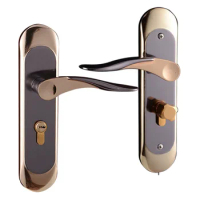 Modern Entracne Passage Door Handle Privacy Lock Lockset - Key Locking Minimalism Interior Door Lock Latch Bedroom Privacy Lever