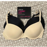 lkBrand New Auth GigI Amore 2-Pack T-Shirt Bra / 2-Pack Padded Push Up Bra l320