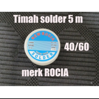 Timah Solder - Tenol Solder - Core Wire Solder 0.8mm 40/60 Flux 5M