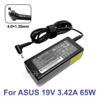 19V 3.42A 65W 4.0*1.35mm AC Power Charger Laptop Adapter ADP-65DW A For ASUS K401L A401 UX21 UX31A UX32A UX301 U38N UX42VS UX50