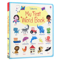 My First Word Book, Usborne, Baby Children's books aged 1 2 3, English picture book, 9781409551836