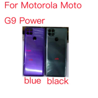 10pcs For Motorola Moto G9 Power G9power Back Battery Cover Housing Rear Back Cover Housing Case Repair Parts