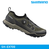 【城市綠洲】SHIMANO SH-EX700 SPD自行車卡鞋 / 橄欖綠(車鞋 自行車鞋 卡式車鞋)