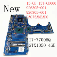 New Original 926305-001 926305-601 For HP Pavilion15-CB 15T-CB000 Laptop Motherboard DAG75AMBAD0 I7-7700HQ GTX1050 4GB 100% test