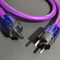 Original FURUKAWA 10awg HiFi audio OFC power cable 8 Figure tail plug US/EU high quality power cord Oyaide 2-pin IEC Connector