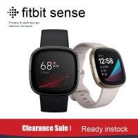 Fitbit Sense Advanced Health FB512ฟิตเนส Smartwatch Sport Watch Fitness Tracker Fitness Smartwatch พร้อม GPS ในตัว