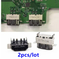 2pcs/lot 1080P HDMI-compatible 2.1 Socket Port Replacement for Microsoft XBOX ONE X ONEX Motherboard Mother Board Repair Parts