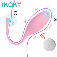 IKOKY Clit Stimulator Sex Toy for Women Wireless Remote Control Panties Vibrating Egg Female Masturbator Vaginal G-spot Massage
