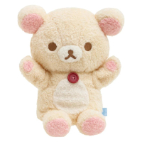 【San-X】拉拉熊 懶懶熊 療癒系列 絨毛手偶娃娃 牛奶熊(Rilakkuma)