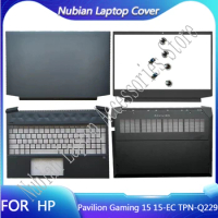 For HP Pavilion Gaming 15 15-EC 15-EC0013DX TPN-Q229 Laptop LCD Back Cover Front Bezel Palmrest Bottom Case 15-EC