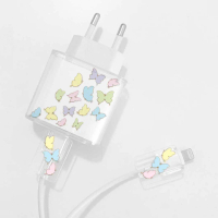 Charger Case iPhone 18W 20W Liquid Crystal - Flying Pastel