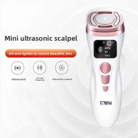 เครื่องมือความงามรุ่นที่สอง HIFU อัลตราโซนิก RF วิทยุความถี่สูง EMS กระแสไฟฟ้าขนาดเล็ก ยกกระชับหน้า 