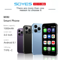 มินิโทรศัพท์อัจฉริยะ, SOYES XS15A, Android8.1 OS, หน้าจอ 3.0 นิ้ว, RAM 2GB, ROM 16GB, Dual SIM, สแตน