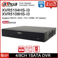 Dahua XVR5104HS-I3 XVR5108HS-I3 4CH 8CH DVR 5M-N/1080P WizSense HDCVI AHD TVI CVBS IP Camera Digital Video Recorder