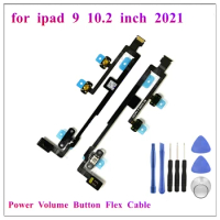 1Pcs Power Volume On Off Key Flex Cable Ribbon Replacement for IPad 9 9th Gen 2021 10.2 Inch Repair Parts