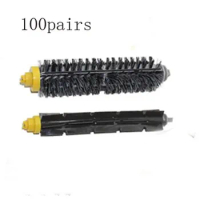 Wholesale 100pairs Bristle &amp; Flexible Beater Brush for irobot roomba 600 700 Series 620 630 650 660 770 780 790