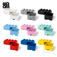 【LEGO 樂高】Room Copenhagen LEGO☆ Storage Brick 8樂高積木經典方塊八抽屜盒(樂高收納盒)