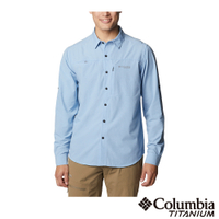Columbia 哥倫比亞 男款-鈦涼感快排長袖襯衫-藍色 UAJ51790BL / S23