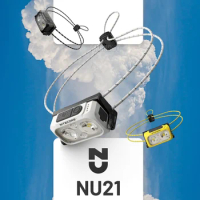 Sale NITECORE NU21 Ultra Lightweight Dual Beam Rechargeable Headlamp 360 Lumens 4x LEDs Outputs Headlight Outdoor Running Hiking