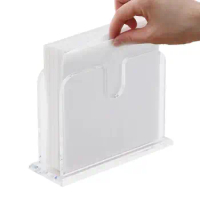 Paper Napkin Holder Stand Dispenser Dinner Table Napkin Organizer transparent dining table napkin holder for Buffet Lunch