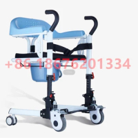 New Product Patient Transfer Life Adjustable Height Toilet Commode Chair Elderly Disabled