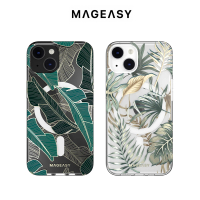 【MAGEASY】iPhone 14 Plus 6.7吋 Glamour M 磁吸雙層立體造型防摔殼(支援 MagSafe)