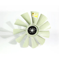High quality Diesel Engine Fan Cooling Radiator Fan Blade With 11 Fan Blades for 4JB1 Engine DH55 Excavator