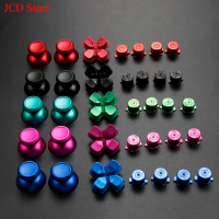 Metal Dpad ABXY Buttons for PS4 Controller Custom Replacement Aluminum Analog Stick Joystick for PS4 Game Accessories