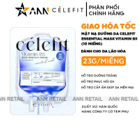 Mặt Nạ Dưỡng Da Celefit Essential Mask Vitamin B5 Hỗ Trợ Cấp Ẩm Dịu Da Hộp 10 Miếng [Chính Hãng]