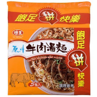 味王 原汁牛肉湯麵(82gx5包/組) [大買家]