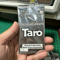 TCG Pokémon Pokemon Pack Kartu Promo Taro Scarlet & Violet Indonesia 2025 Segel Pabrik Original Nint