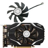 NEW 85MM 4PIN HA9515H12SF-Z GTX 950 1060 GPU Fan，For MSI R7 360、GTX 950、GTX 1060 ITX Graphics card cooling fan