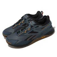 REEBOK 訓練鞋 Nano X3 Adventure 男鞋 藍 黑 黃金大底 支撐 緩衝 健身 重訓(100033318)