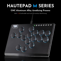 Haute42 Aluminum Alloy Hitbox Controller Fighting Game Joystick Controller Ps4 Arcade Fighting Stick For PC /Ps3/ Switch/Steam