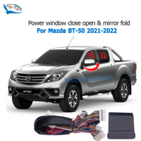 Car Side Rear View Mirror Folding And Auto Window Closer Open Kit For Mazda BT-50 BT 50 2021-2022 Right hand Drive