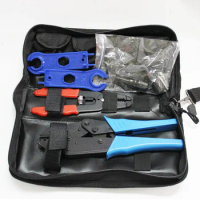 Free shipping by DHL 5set/lot MC4 Solar Crimping Tools Pv Connector Wire Crimpers Solar terminal crimping tool Set