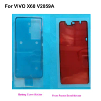 Adhesive Tape For VIVO X 60 V2059A 3M Glue Front LCD Supporting Frame Sticker For VIVO X 60 V2059A Back Battery cover Tape