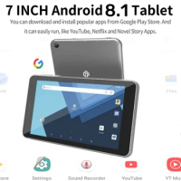 Newest 7 INCH F716 Tablet DDR 1GB RAM EMMC 8GB ROM Android 8.1 System RK3126 CortexTM A7 Quad-Core Up to1.2Ghz Dual Camera WIFI