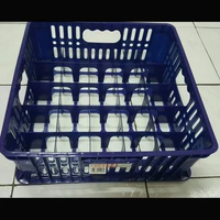 Box Container 25 Gelas Hanata 1003 Plastik Krat Kontainer Industri Acara Pesta Pernikahan Sekat Luba