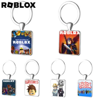 Cartoon Roblox Keychain Cartoon Accessories Male Game Collect Decorate Key Ring Creativity Figure Anime Bag Child Birthday Gift