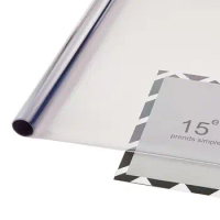 50cmx3m VLT 75% Grey Blue UV+Insulation Car Window Tint Film 2Ply Solar Protection Film