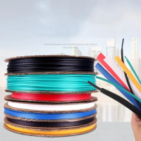 5mm 100meter/lot 7 Colors Cable Sleeve Shrinkage Ratio 2:1 Shrink Wrap Shrink Tube Heat Shrink Tubing Tube Heat Shrink Tubing