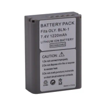 1Pcs 1220mAh BLN-1 PS-BLN1 BLN1 Replacement Digital Battery for Olympus OM-D E-M1, OM-D E-M5, Pen E-P5 Batteries